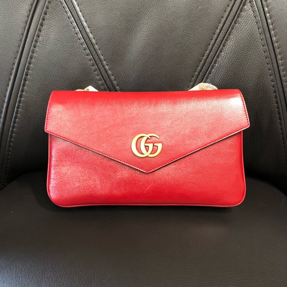 Red & black Gucci Bag